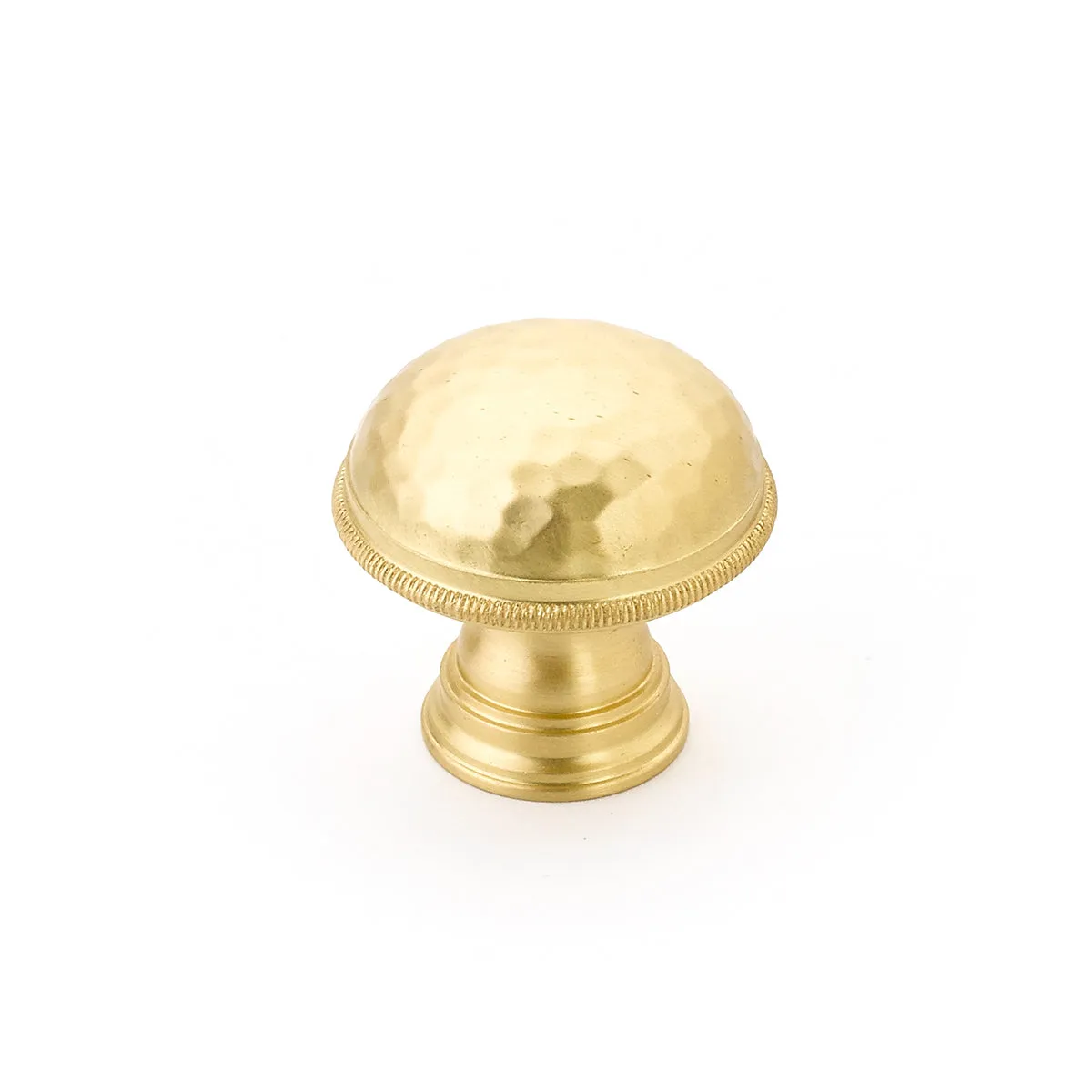 Schaub Atherton Hammered Knob with Knurled Edge