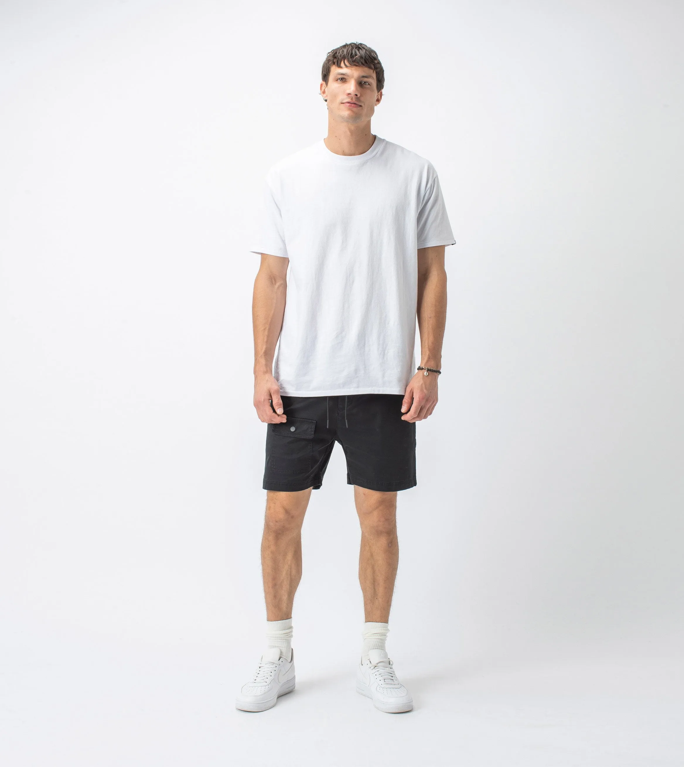 Snapshot Cargo Short Washed Black