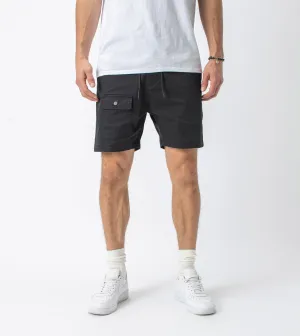 Snapshot Cargo Short Washed Black