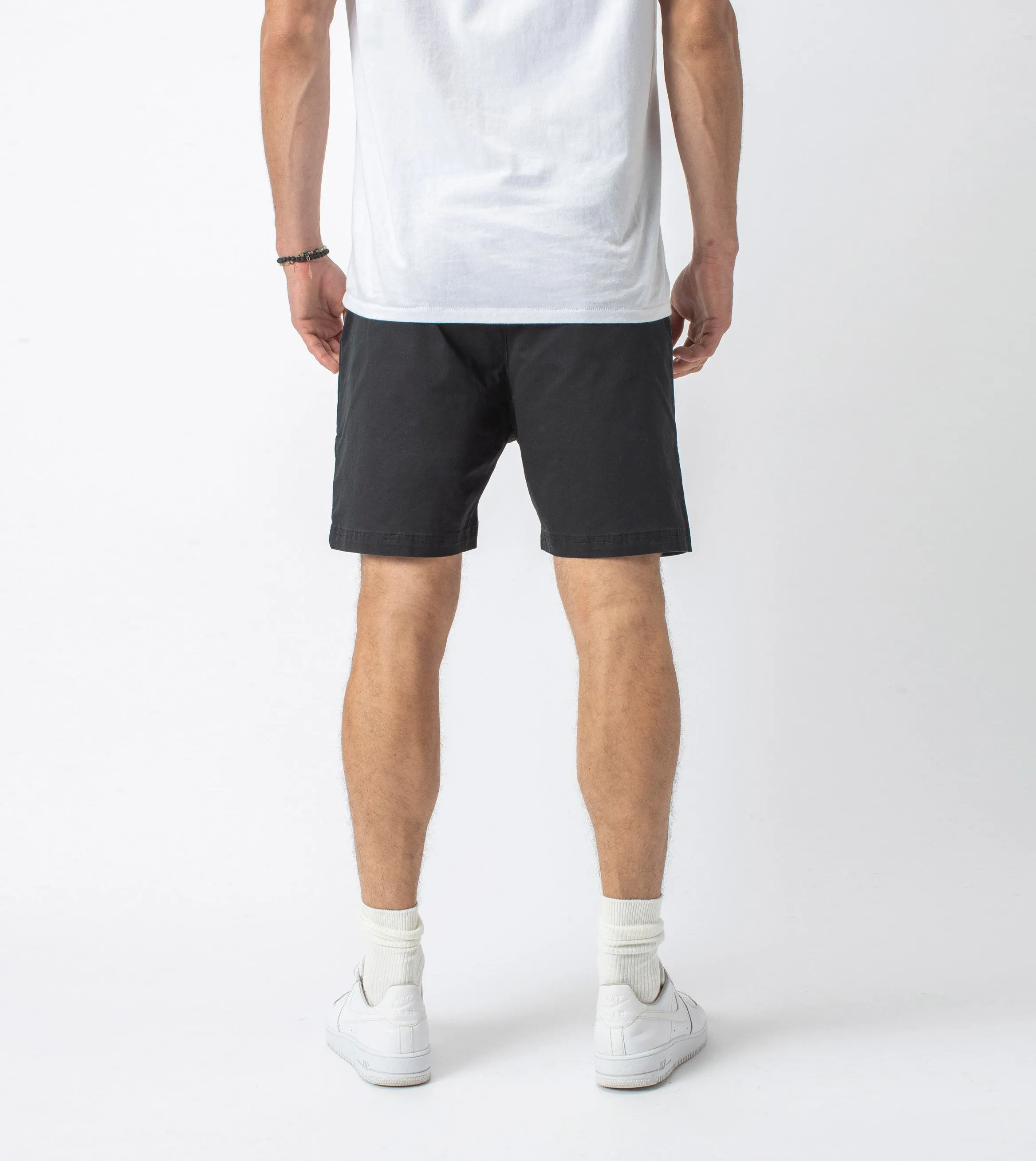 Snapshot Cargo Short Washed Black