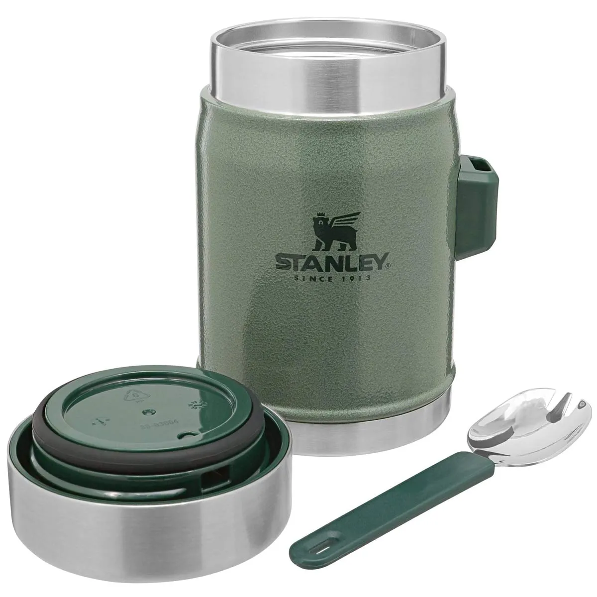 Stanley Legendary Food Jar   Spork 400ml Hammertone Green