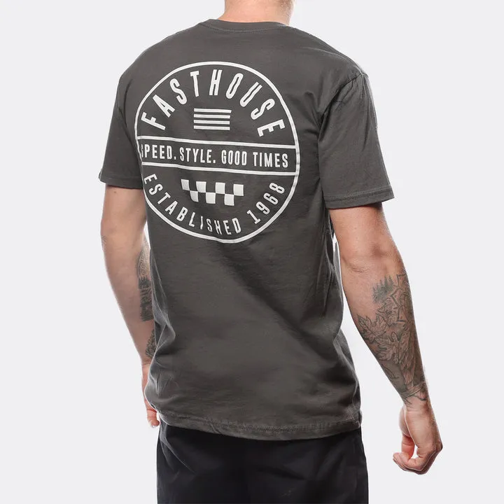 Statement SS Tee - Gunmetal