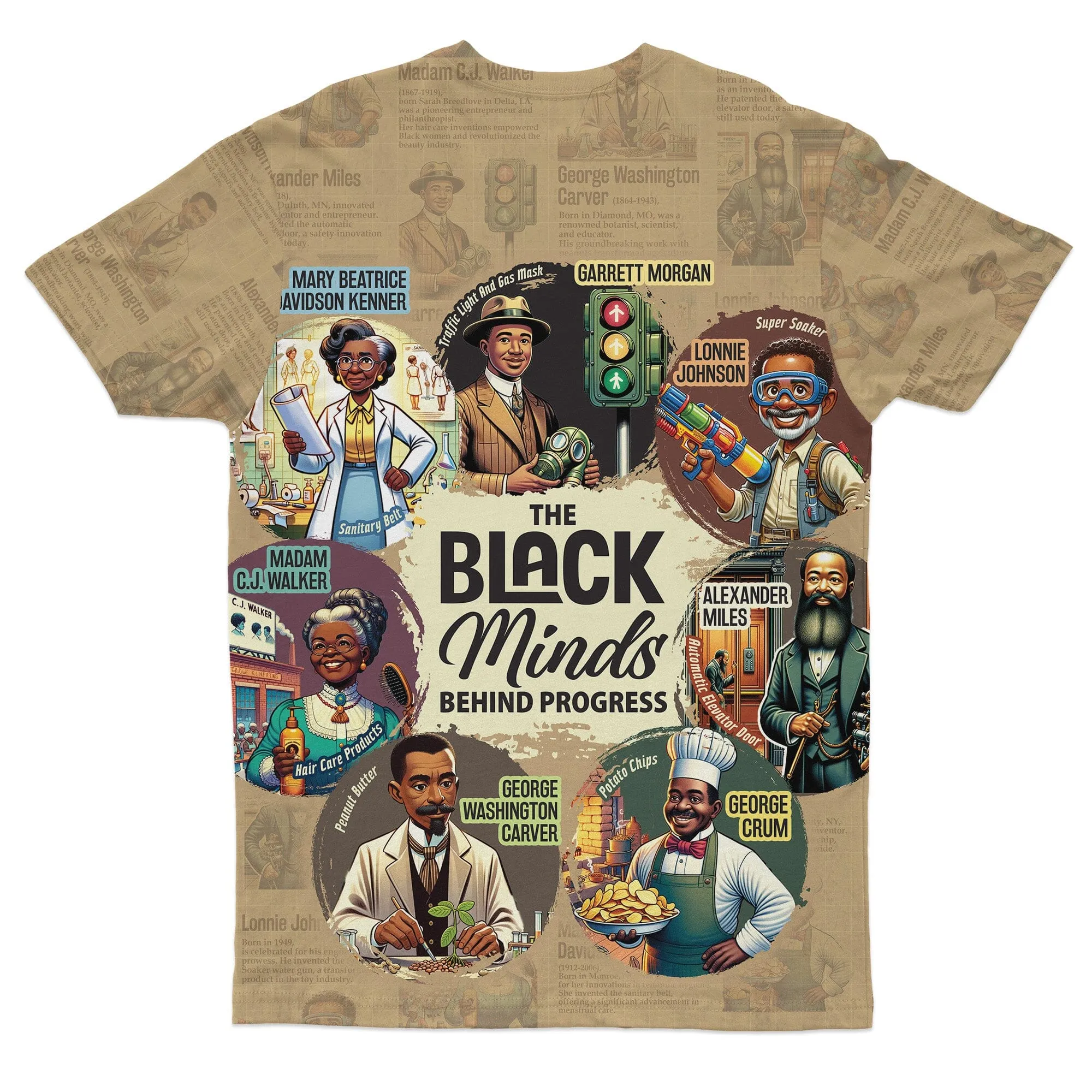 The Black Minds Behind Progress T-shirt