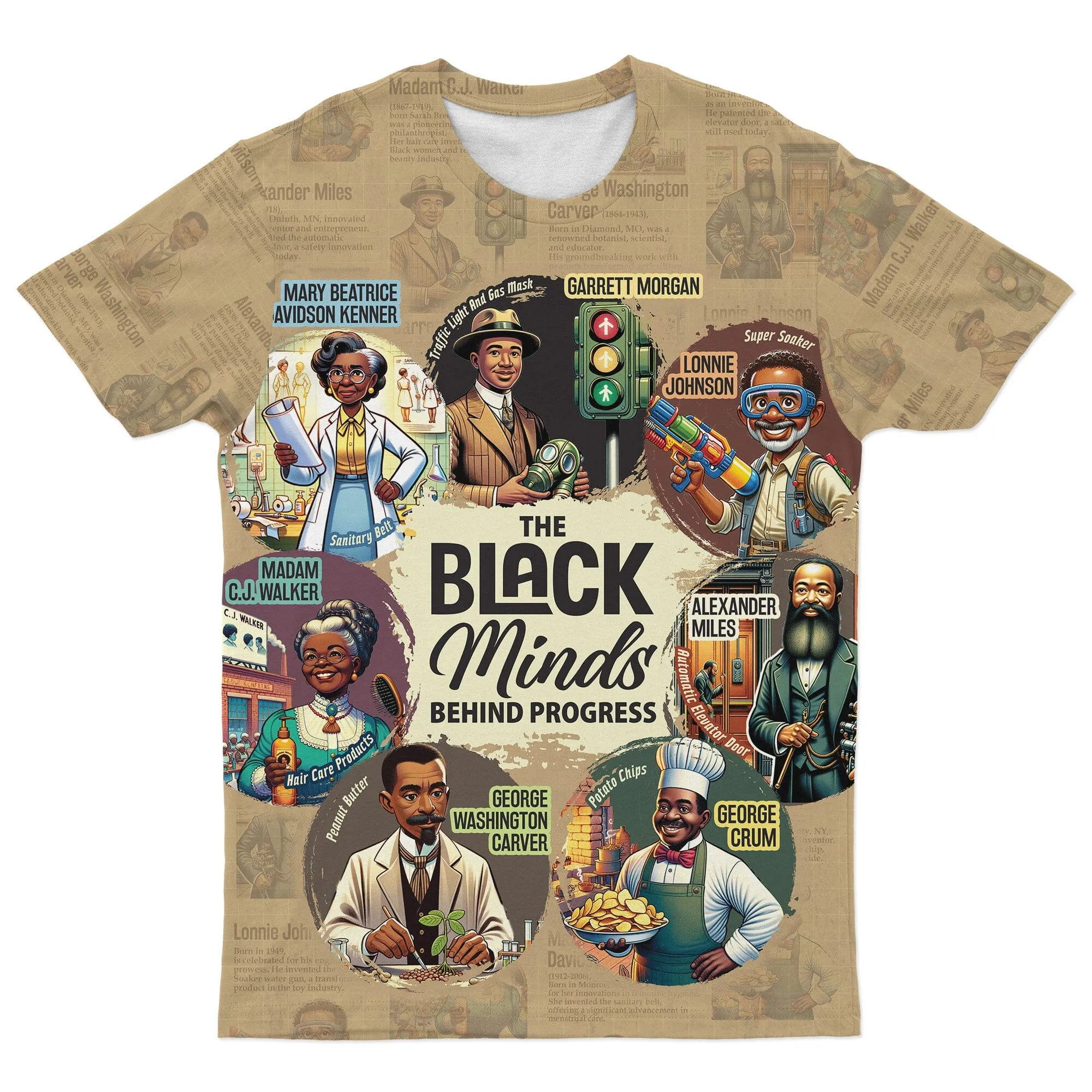 The Black Minds Behind Progress T-shirt