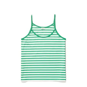 The New Spaghetti Tank - Green/White