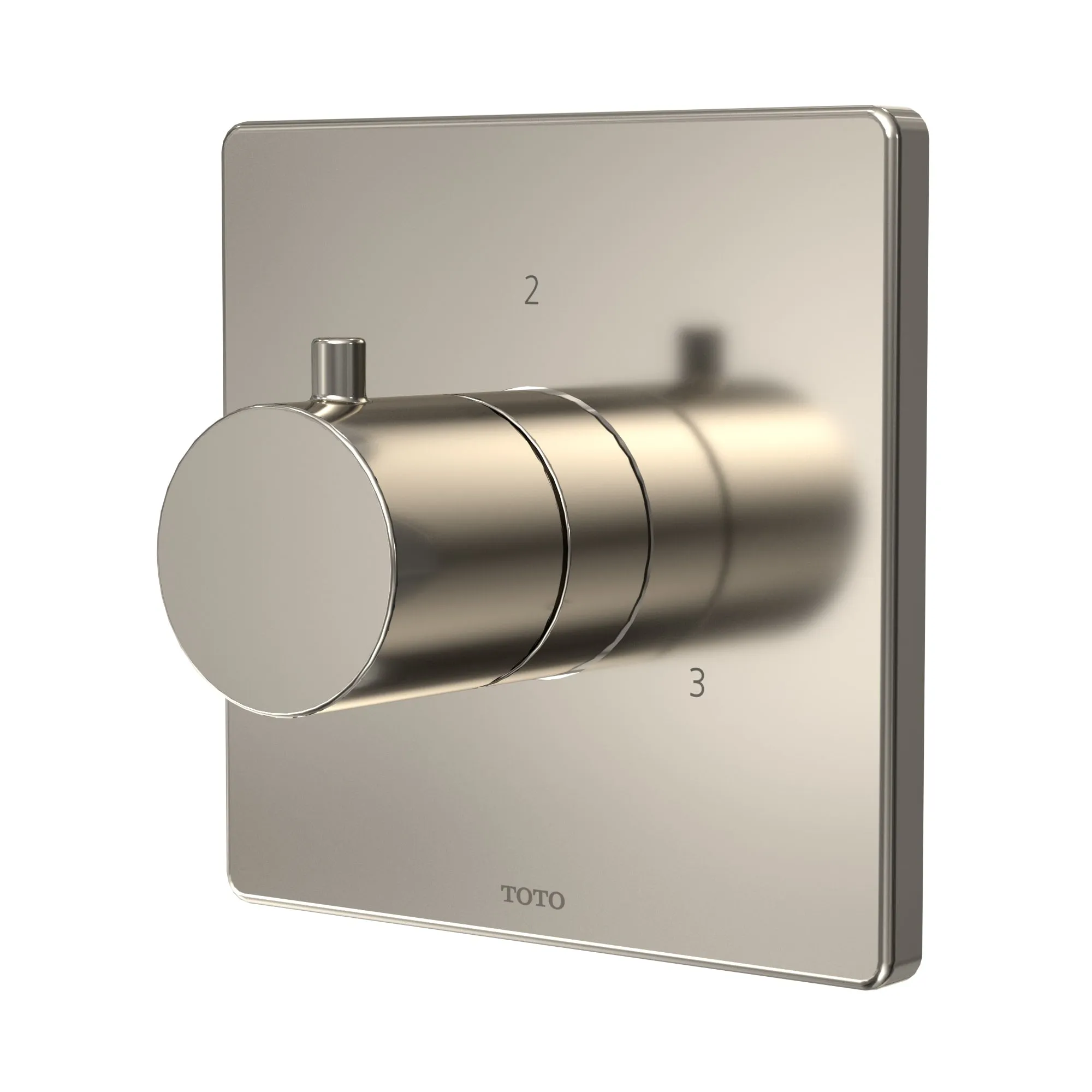 TOTO TBV02104U#PN Square Three-Way Diverter Shower Trim, Polished Nickel