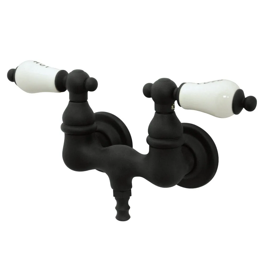 Wall Mount 3.4" Clawfoot Tub Filler Faucet