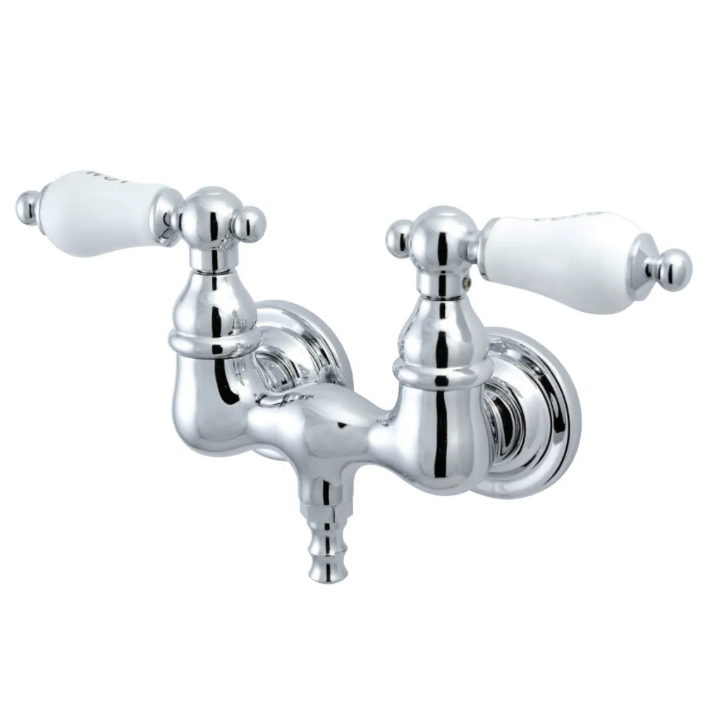 Wall Mount 3.4" Clawfoot Tub Filler Faucet