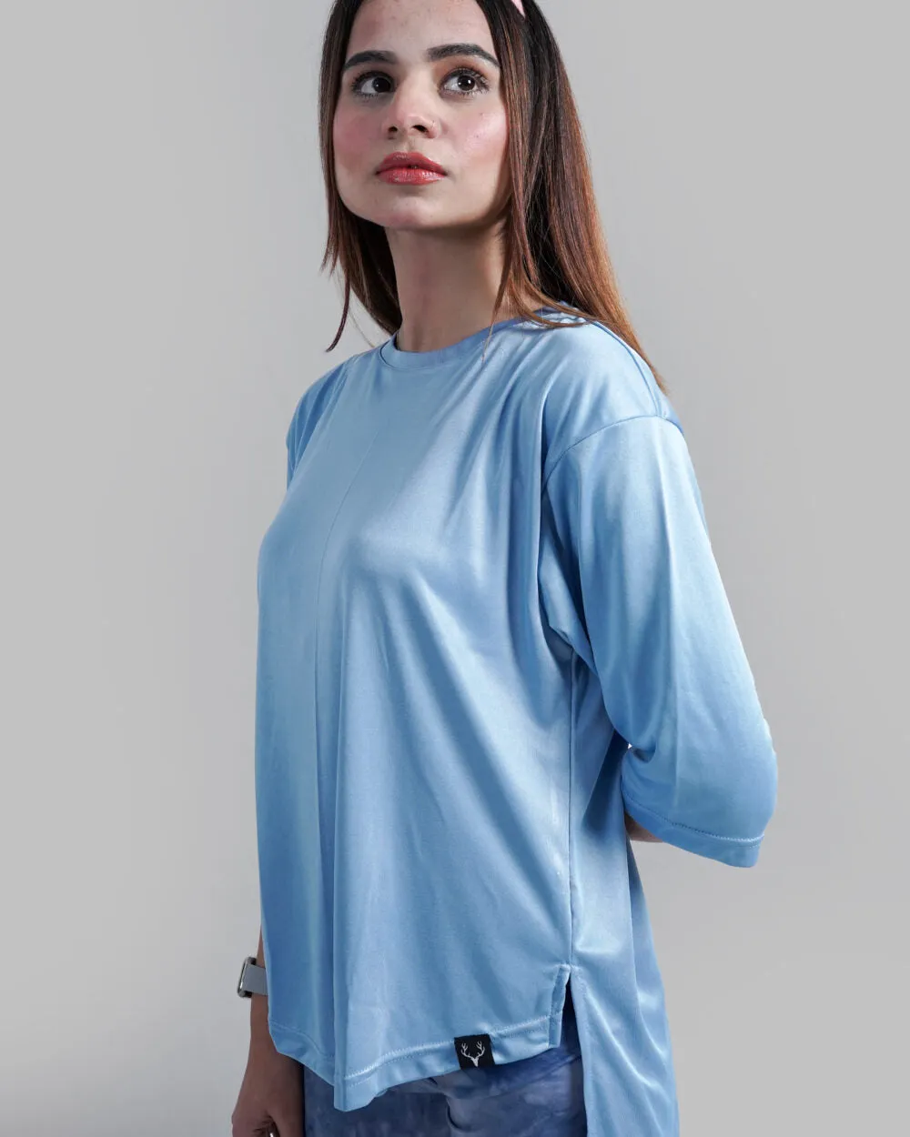 Women Fraction Dri-Fit Tee 2.0 (BLUE)