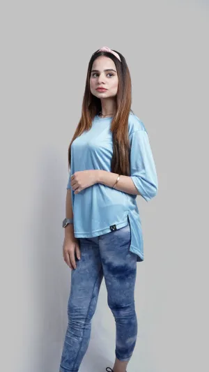 Women Fraction Dri-Fit Tee 2.0 (BLUE)