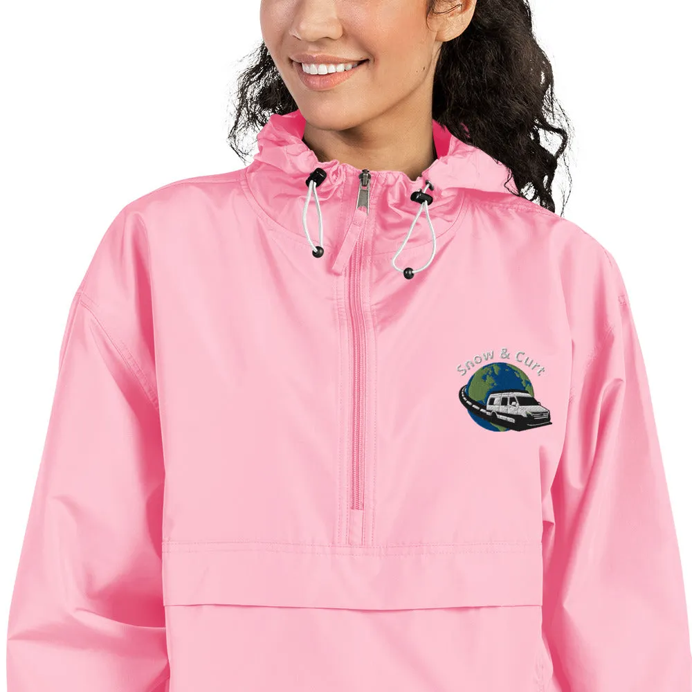 Womens / Unisex Embroidered Champion Packable Jacket